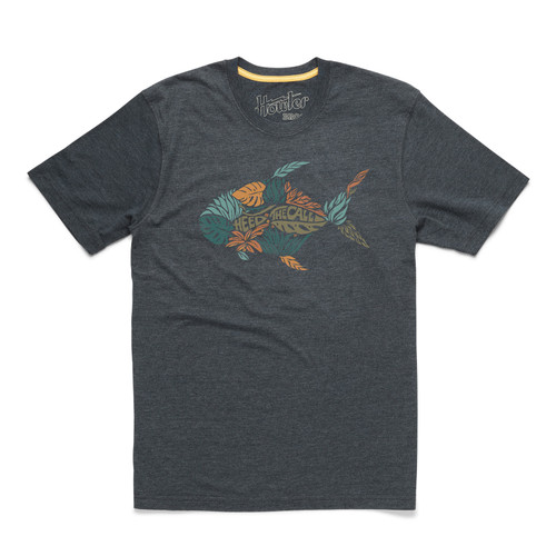 Howler Brothers Select T - Permit Foliage : Charcoal Heather