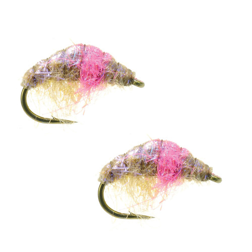 Umpqua Mclellan Hunchback Scud Tan Pink 2 Pack