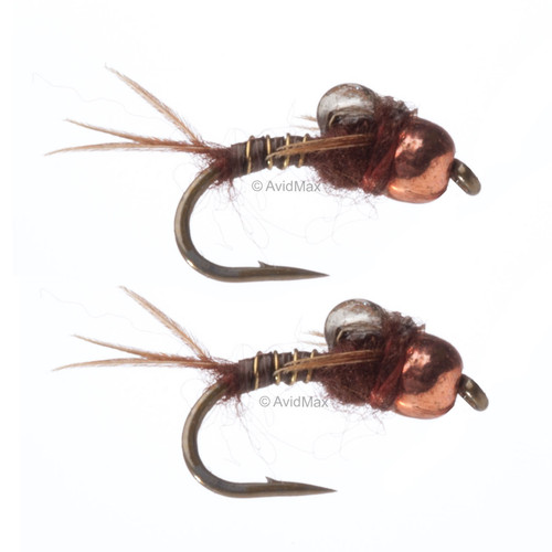 Umpqua Micro Mayfly Brown Copper 2 Pack