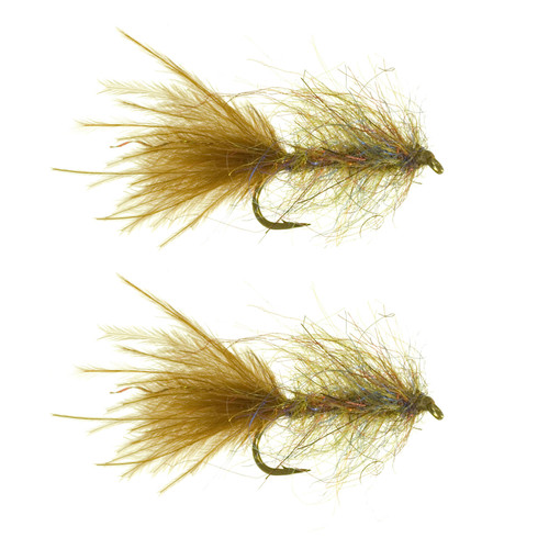 Umpqua Goat Leech Canadian Olive Streamer 2 Pack