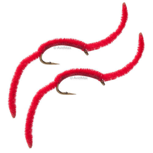 Umpqua San Juan Worm - Red 2 Pack