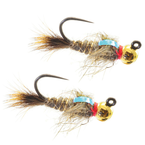 Umpqua Jigged Hares Ear Tungsten 2 Pack