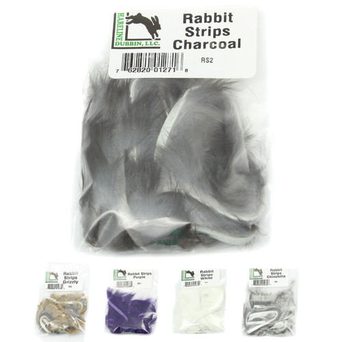 Hareline Natural and Dyed Rabbit Strips