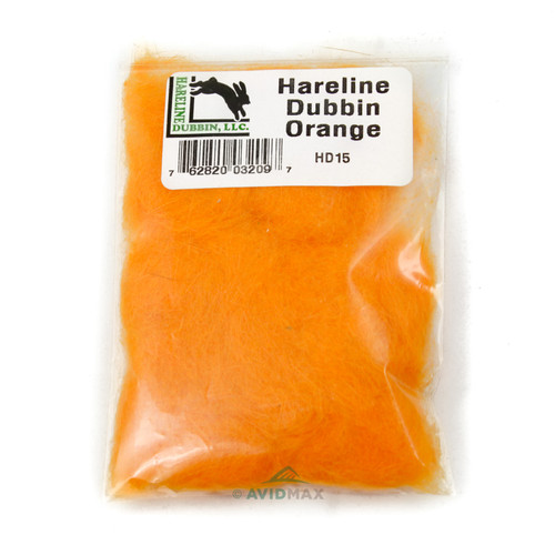 Hareline Mini Marabou Hot Orange #187