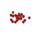 MFC Tungsten Lucent Beads Fly Tying Materials (20 pk) 2.4 mm - 3/32 Christmas Red