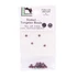 Hareline Slotted Tungsten Beads 3.18 mm - 1/8 Mottled Brown