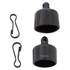 Dr. Slick Floatant Holder for Fly Fishing Rubber Caps 2 Pk
