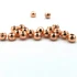 Firehole Stones Plated Tungsten Beads 4.5 mm - 3/16 - 12ct Copper Plated