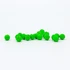 Firehole Stones Slotted Tungsten Beads 3.0 mm - 1/8 - 24ct Caddis Green Matte