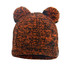 DexShell Waterproof Children's CableKnit Twin Pompom Beanie - Tangelo Red