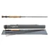 TFO Blue Ribbon fly rod with full wells grip, fighting butt, tube and sock