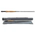 TFO Blue Ribbon fly rod with half wells cork grip, rod tube and sock