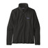 Patagonia Women's Micro D 1/4 Zip Fleece Pullover - Black