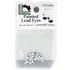 Hareline Painted Lead Dumbbell Eyes XS - 1/8" -3.5 mm) Pearl
