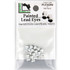 Hareline Painted Lead Dumbbell Eyes Medium - 5/32" -4.0 mm) Pearl