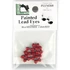 Hareline Painted Lead Dumbbell Eyes Medium - 5/32" -4.0 mm) Red