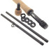 Echo Shadow II Competition Kit extensions, fighting butt and weights beside rod grip