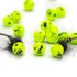 Firehole Stones Slotted Speckled Tungsten Beads 2.5 mm - 3/32 - 18ct Lightning Bug (Chartreuse/Black)