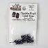 Hareline Double Pupil Lead Eyes Large Black W White and Black