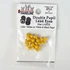 Hareline Double Pupil Lead Eyes Large Yellow W White and Black