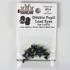 Hareline Double Pupil Lead Eyes Large Black W Yellow Chart and Black