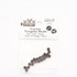 Hareline Crackle Tungsten Beads 3.97 mm - 5/32 Fl Orange / Black 2