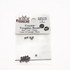 Hareline Crackle Tungsten Beads 2.8 mm - 7/64 Fl Orange / Black