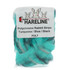Hareline Polychrome Rabbit Strips Turquoise / Blue / Black