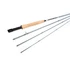 Douglas ERA fly rod sections fanned out with cork grip