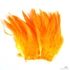 Hareline CDS Dyed Strung Chinese Saddle Hackle Fire Orange