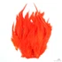 Hareline CDS Dyed Strung Chinese Saddle Hackle Hot Orange