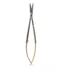 Dr. Slick 4 in Spring Scissors Straight Curved Serrated Blade Gold Fly Tying - view 2