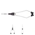 Dr. Slick Stainless Steel Glass Bobbin with Delrin Feet