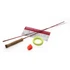 Redington Form Game practice rod, practice line, yarn tuft and printed card