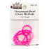 Hareline Flurescent Bead Chain Fl. Pink