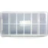 Hareline 12 Compartment Drilled Dubbing Box Fly Tying Storage