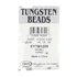 Wapsi Tungsten Bomb Beads (10 pk) 2.4 mm - 3/32 Nickel