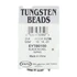 Wapsi Tungsten Bomb Beads (10 pk) 2.0 mm - 5/64 Black Nickel