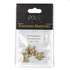 MFC Sparkle Dumbbell Eyes Gold/Sparkle Red Large