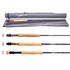 TFO Solution fly rod with rod tube, sock and A, B, C handles