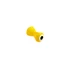 Fulling Mill Brass Streamer Eyes 3.0 mm - 1/8 Hot Yellow
