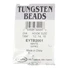 Wapsi Tungsten Painted Bomb Beads (10 pk) 2.8 mm - 7/64 White