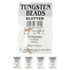 Wapsi Tungsten Slotted Beads (10 pk)