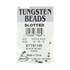 Wapsi Tungsten Slotted Beads (10 pk) 2.4 mm - 3/32 Black Nickel