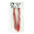 Hareline Grizzly Medium Barred Rubber Legs Neon Orange
