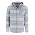 Simms Men's Santee Flannel Hoody XXL White/Pale Pine Blanket Stripe
