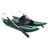 Outcast Fish Cat Panther Green One Person Fly Fishing Portable Pontoon Boat