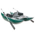 Outcast PAC 800 Green Gray One Person Fly Fishing Portable Pontoon Boat
