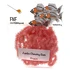 FNF Jumbo Chewing Gum Worm Chenille PRAWN
