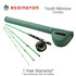 Redington Youth Minnow Combo Fly Fishing Rod Outfit Crosswater Reel